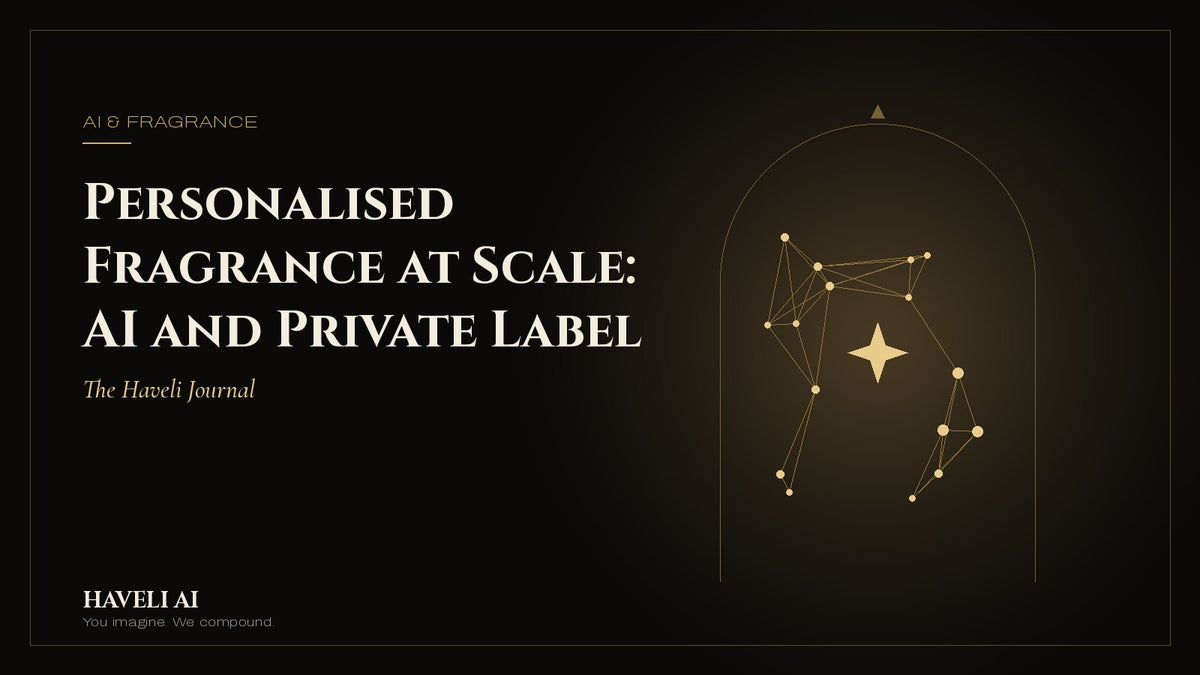 AI and private label perfume – Haveli AI Journal cover