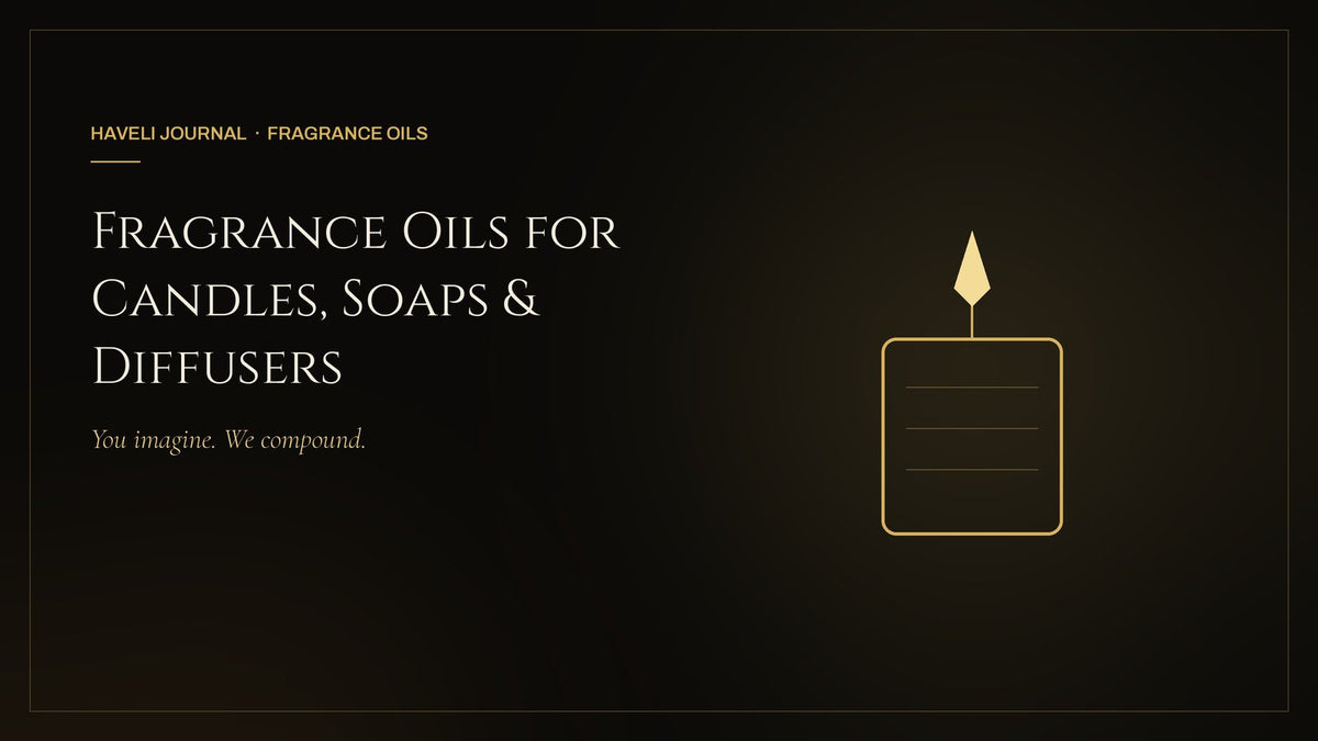 Fragrance oils for candles, soaps and diffusers