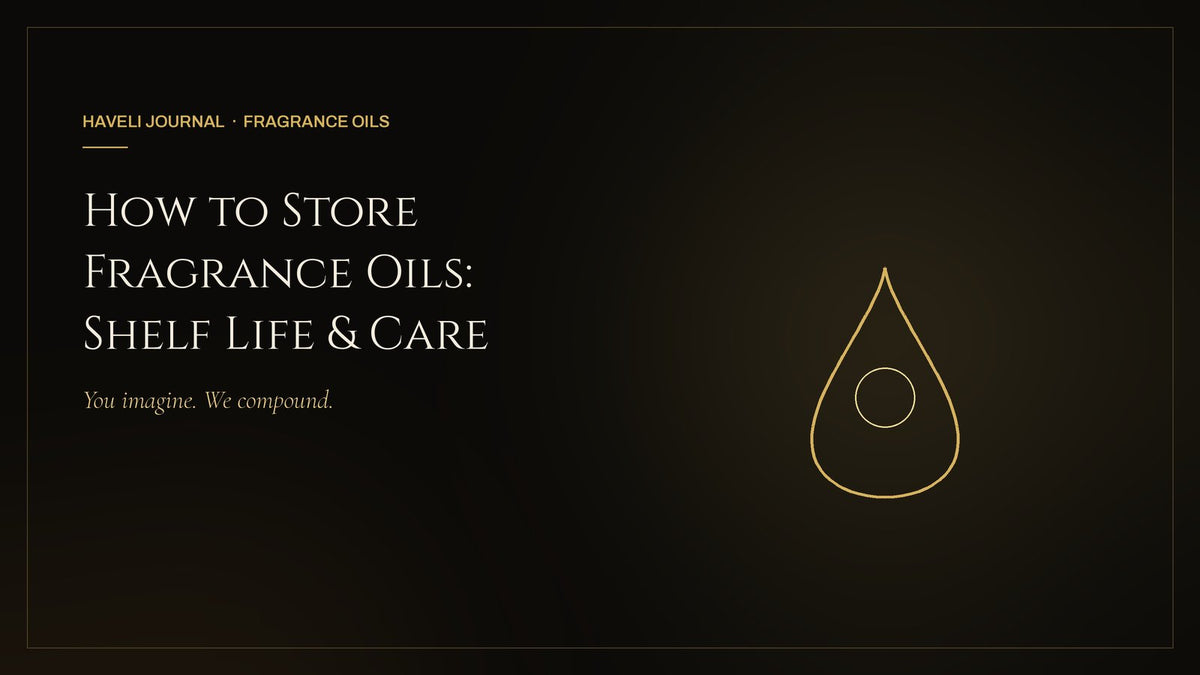 How to store fragrance oils