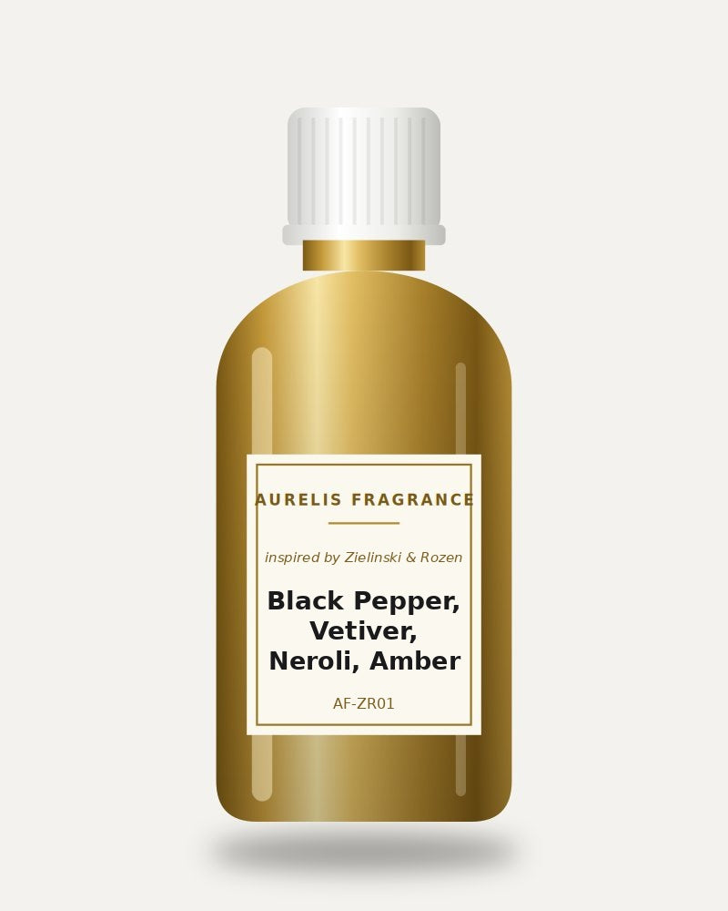 Inspired by Zielinski & Rozen Black Pepper, Vetiver, Neroli, Amber — Fragrance Oil
