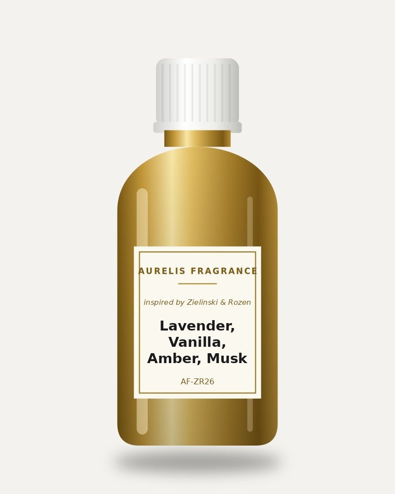 Inspired by Zielinski & Rozen Lavender, Vanilla, Amber, Musk — Fragrance Oil