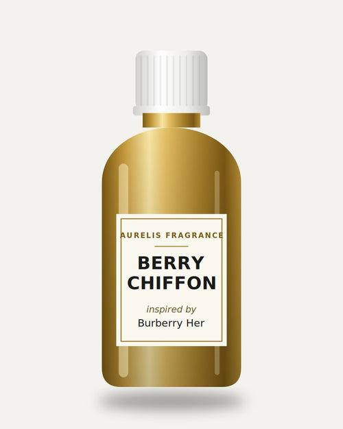 Berry Chiffon — Fragrance Oil in a gold Aurelis Fragrance can