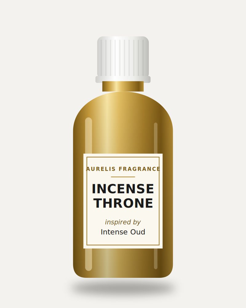 Incense Throne — Fragrance Oil in a gold Aurelis Fragrance can