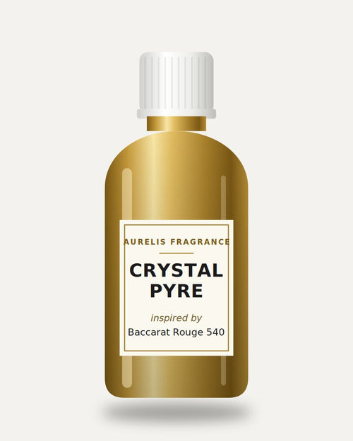 Crystal Pyre — Fragrance Oil in a gold Aurelis Fragrance can