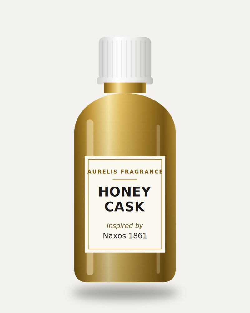 Honey Cask — Fragrance Oil in a gold Aurelis Fragrance can